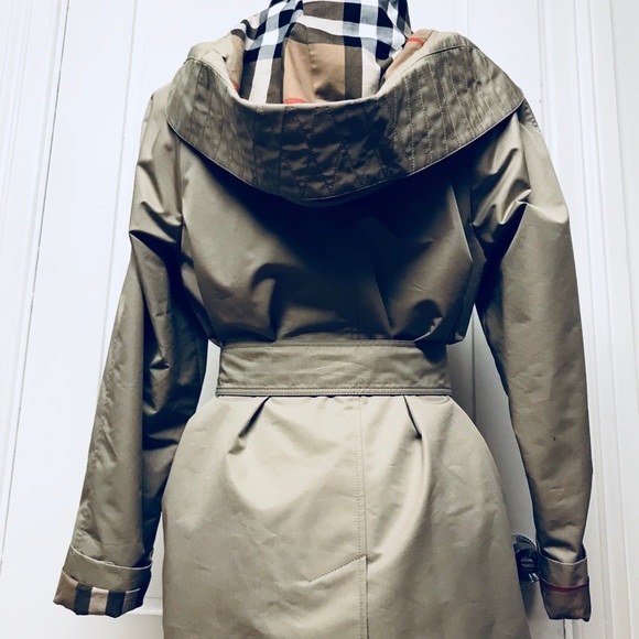Burberry Kibworth hooded breasted trench coat - Picture 2 of 8